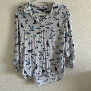 French Connection button down top